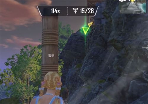 和平精英绿洲飞星瀑布宝藏挑战怎么过2