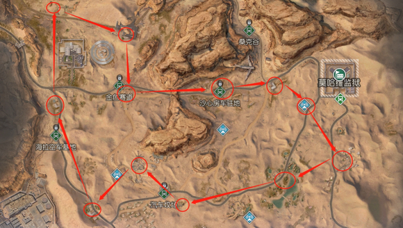 黎明觉醒金色沙漠狂暴汽油在哪12桶狂暴汽油分布位置-川川云手机