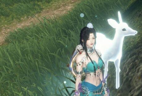 逆水寒手游双峰照影灵鹿怎么拍 发光灵鹿拍照攻略