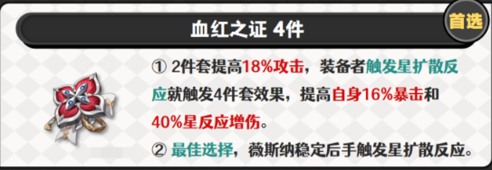 原神薇斯纳圣遗物怎么搭配 原神薇斯纳圣遗物搭配及词条推荐